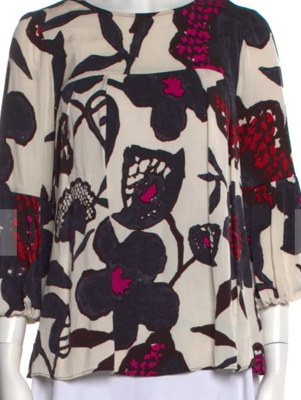 Diane Von Furstenberg Floral Shirt 6